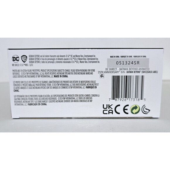 McFarlane Toys DC Multiverse Batman Beyond Batman 6" Gold Label Platinum Edition - Picture 11 of 11